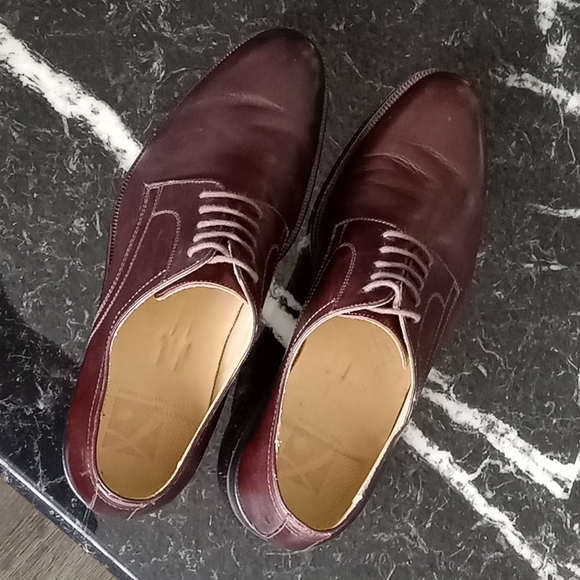 Saks fifth avenue made in Italy espresso calf skin very soft dress shoes - Picture 2 of 6